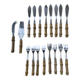 Bamboo cutlery set