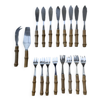 Bamboo cutlery set