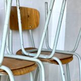Chaises d'école, lot de 6