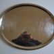 Christofle Silver-plated metal serving tray + box 64 x 42 cm