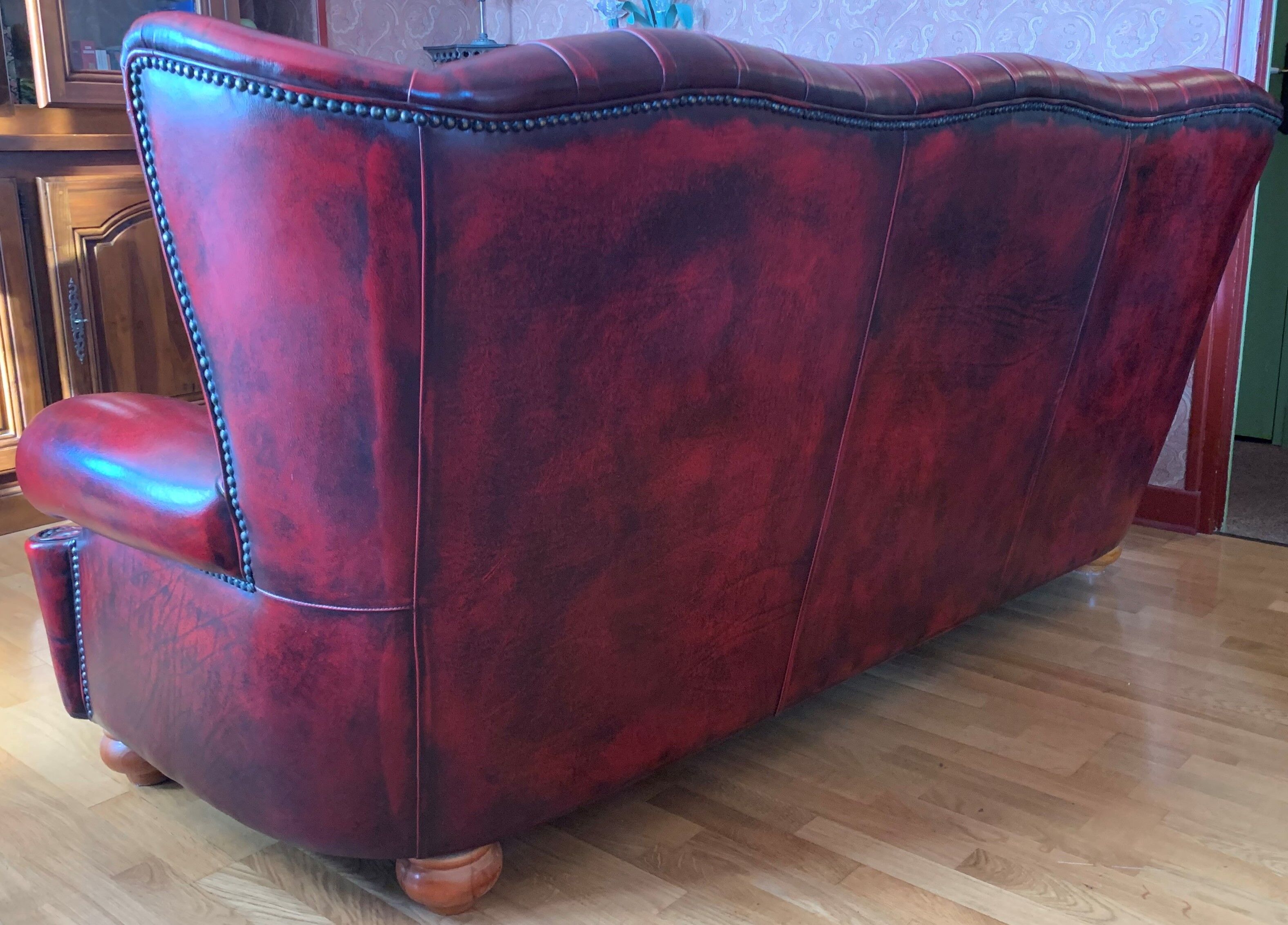 Red Chesterfield Sofa