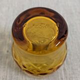 Set of 6 Pernaud amber glasses from the 60s/70s