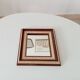 Vintage wooden mirror