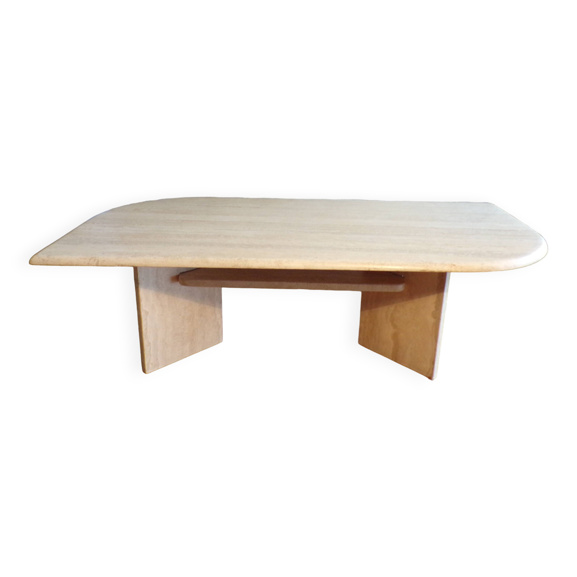 Table basse en travertin 60x120cm