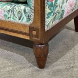 Pair of Art Deco armchairs in mahogany from the 1930s.