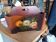 Beautiful vintage wooden magazine rack