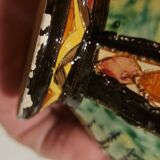 2 Lugano earthenware pitchers