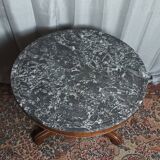 Table Guéridon Louis Philippe en noyer