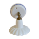 White porcelain wall lamp with blue border