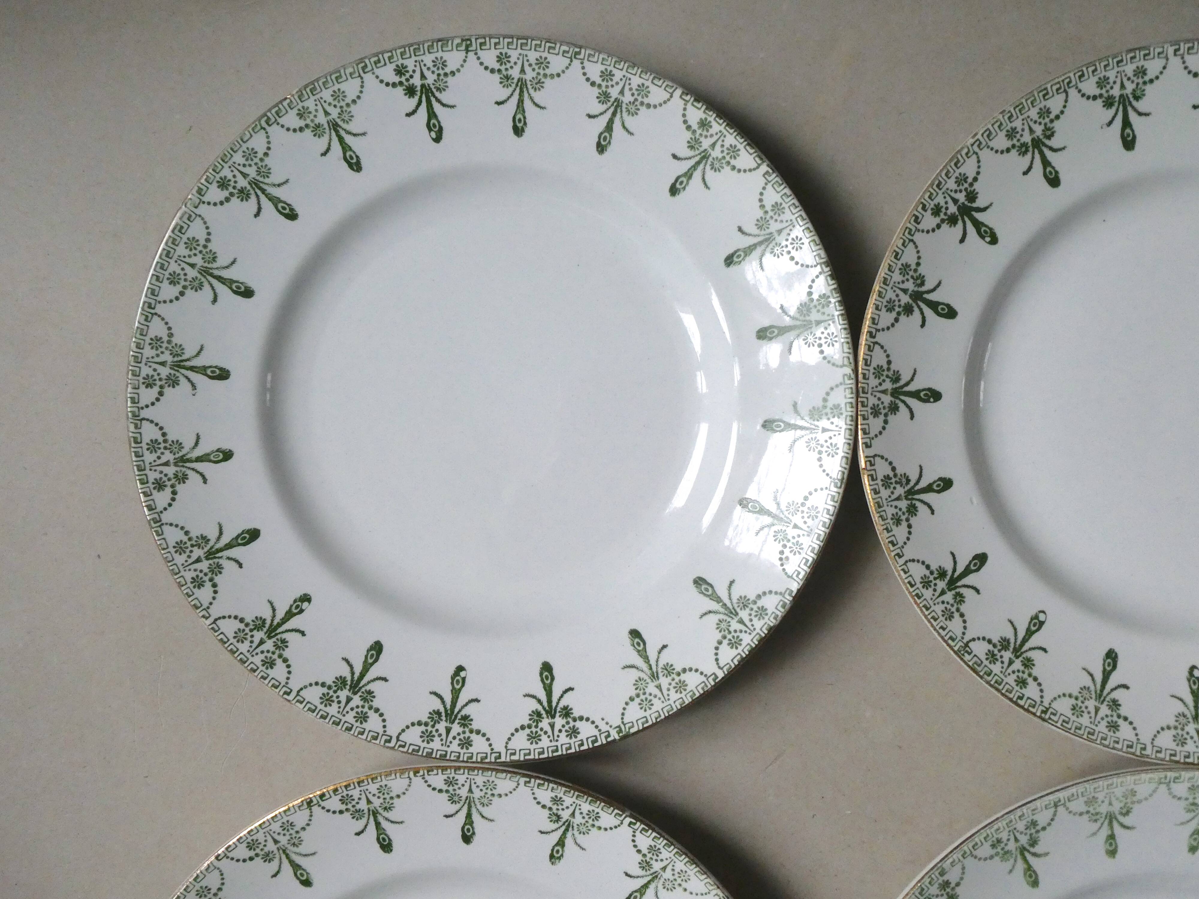 6 flat plates of Saint Amand the waters 30 years