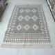 Tapis laine berbère Tribal Authentique Traditionnel motif géométrique