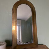 Moroccan brass mirror