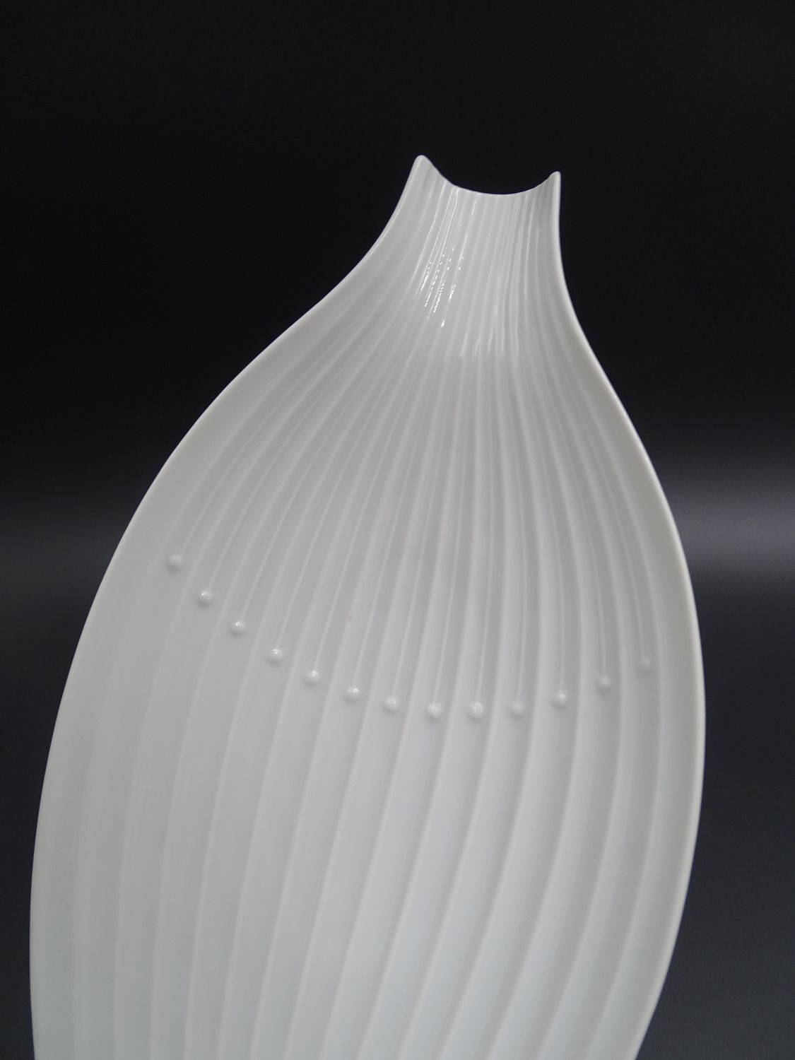 Coupe ou vide-poche en porcelaine blanche - Rosenthal, vers 1970