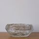 Demant brutalist glass dish by Göte Augustsson | Ruda Sweden | 1960s