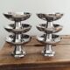Lot de 6 coupes à glace, desserts vintage 