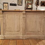 Late 19th century counter in patinated oak