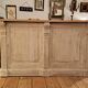 Counter from the late 19th century in patinated oak.