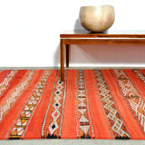 Hand-knotted rug from Morocco, 1980s  270x142cm