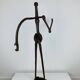 Brutalist sculpture in wrought iron, folk art