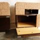 Pair of vintage mid-century bedside tables