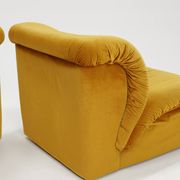 Pair of Tiffany Doimo Salotti lounge chairs, 1970s