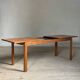 Table basse extensible en teck  vintage