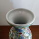Pair of Chinese thousand flower vases - 20th century pink family period - 31 cm