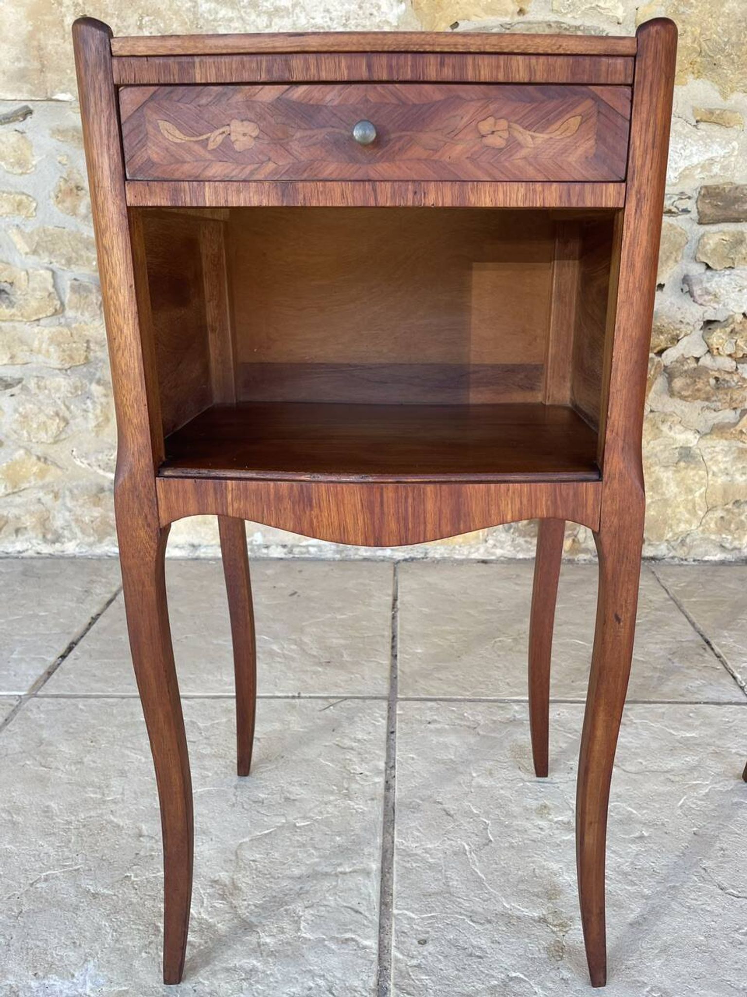 Paire de chevets , Style Louis XV en Palissandre