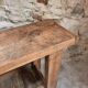 Rustic old workbench, carpenter's bench, console, washbasin unit, around 1900.