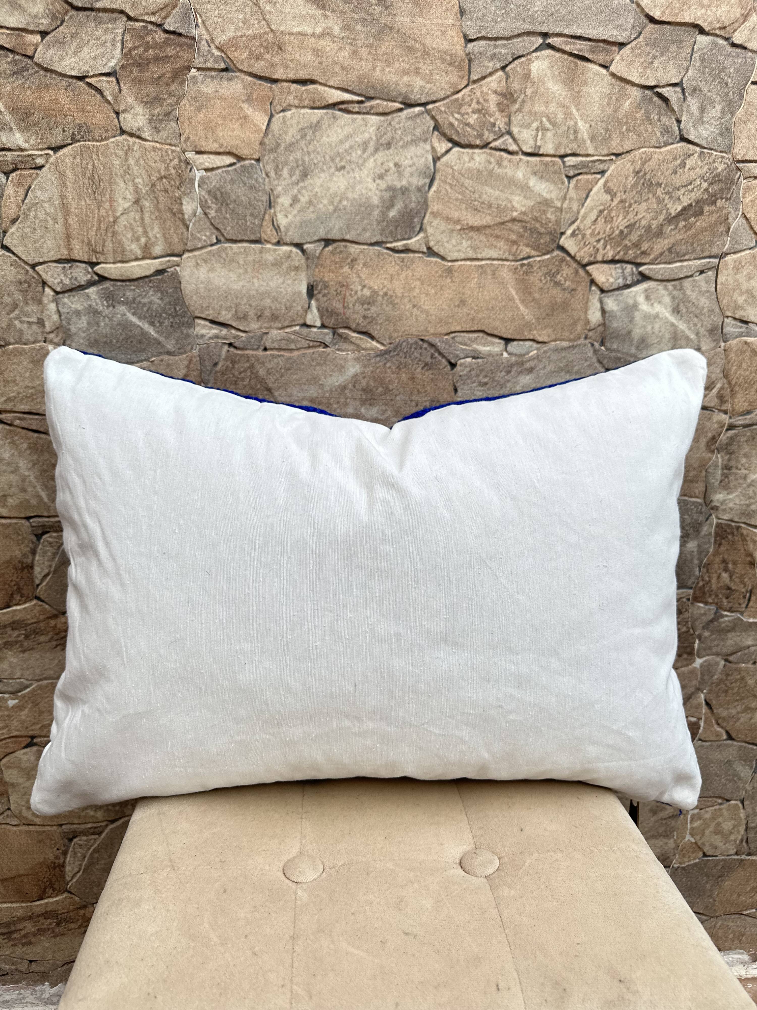 Moroccan floor cushion, decorative cushions, vintage Moroccan ottoman