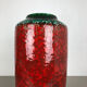 Large Pottery Fat Lava Multi-Color 517-45 Floor Vase Made by Scheurich, 1970s