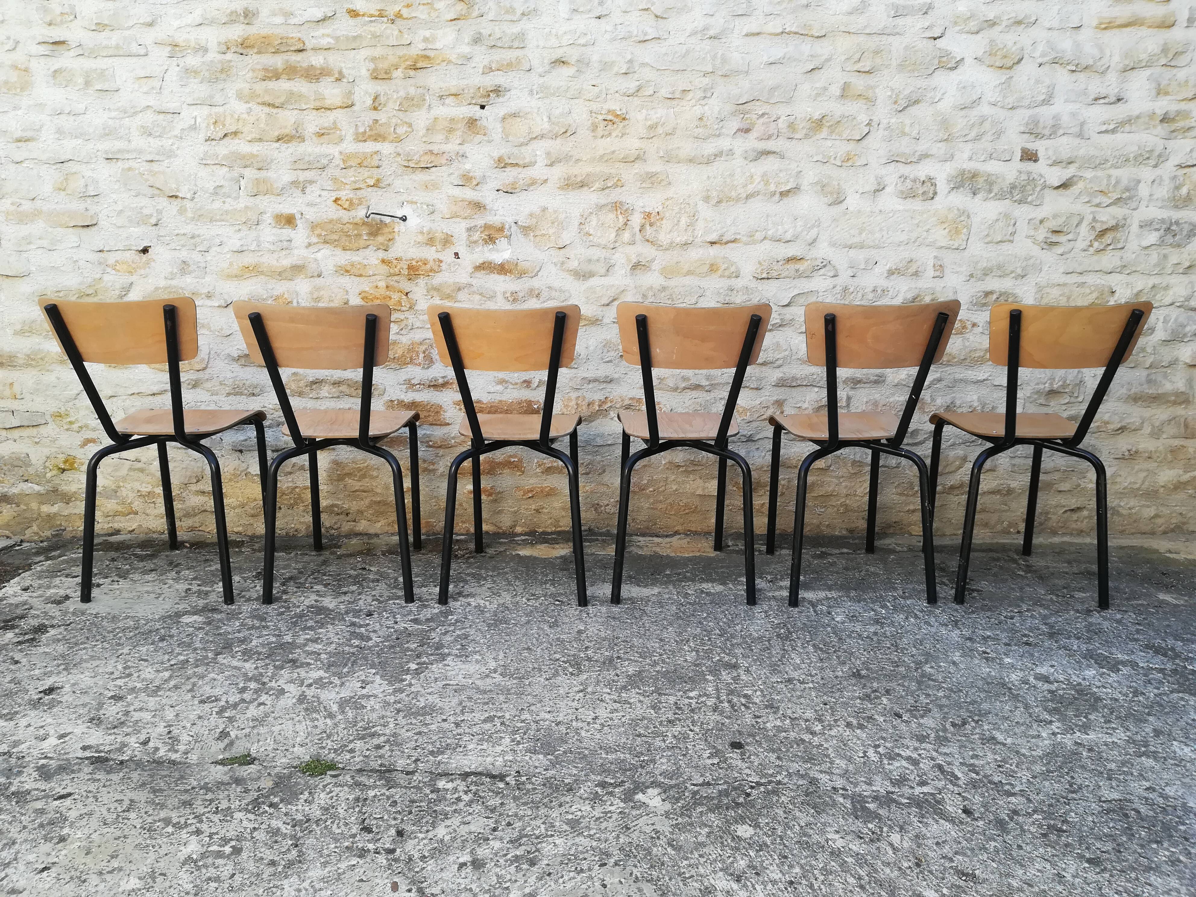 Vintage school chairs