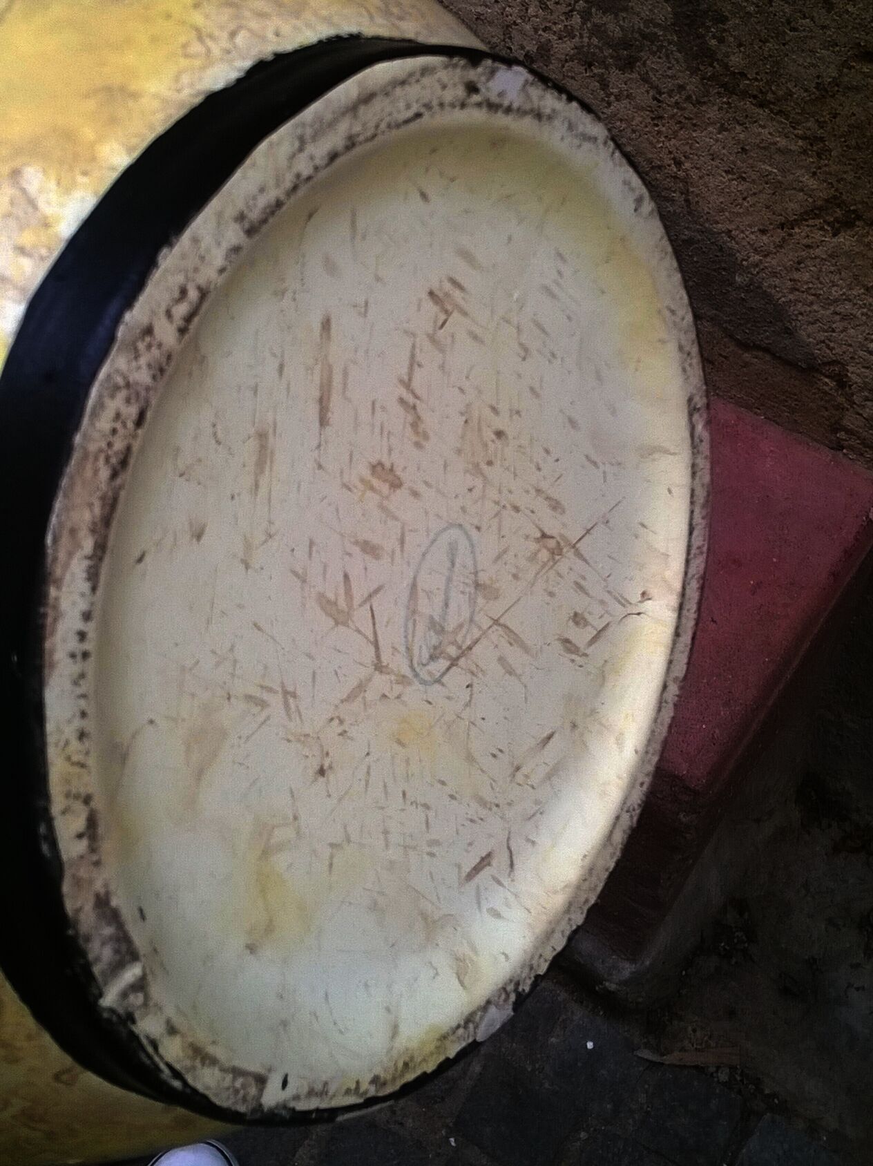 Vintage elephant pot cover