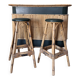 Vintage rattan bar