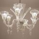 Extraordinary Art Decò Barovier e Toso Chandelier, Murano “Bubble” Glass, 1940s