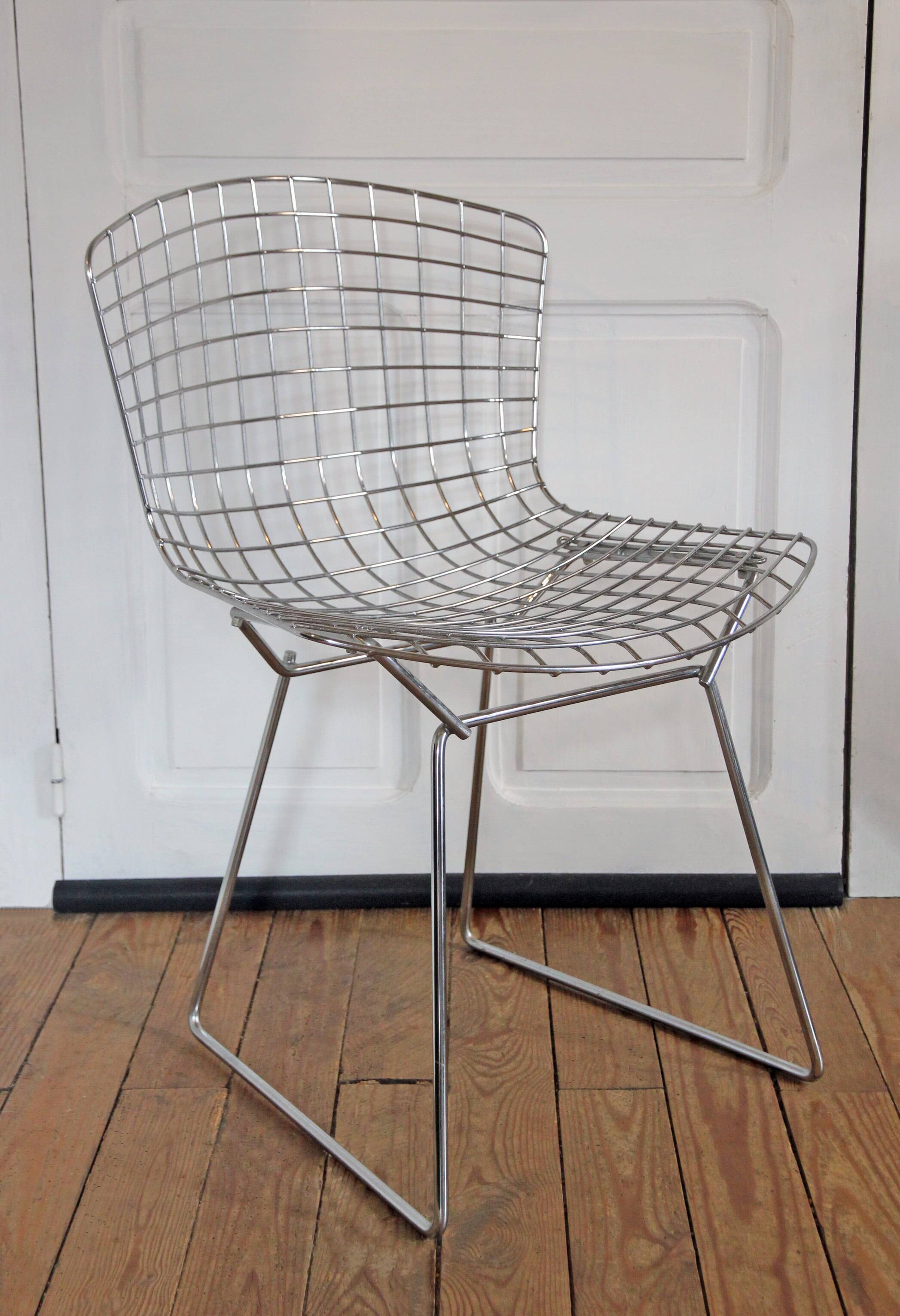 Wire Chair Model 420 by Harry Bertoia For Knoll International