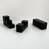Set of 3 Gli Scacchi coffee tables by Mario Bellini for C&B Italia, 1970