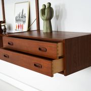 Teak shelving unit, Danish design, 1960s, manufactured in Denmark