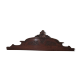 Old pediment in chene