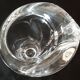Vase of the crystal factory of Vannes le Châtel - " Verticalized cornucopia " - 70s