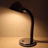 Chrome metal desk or side lamp