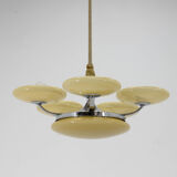 Large Elegant Art Deco Chandelier, 1930s