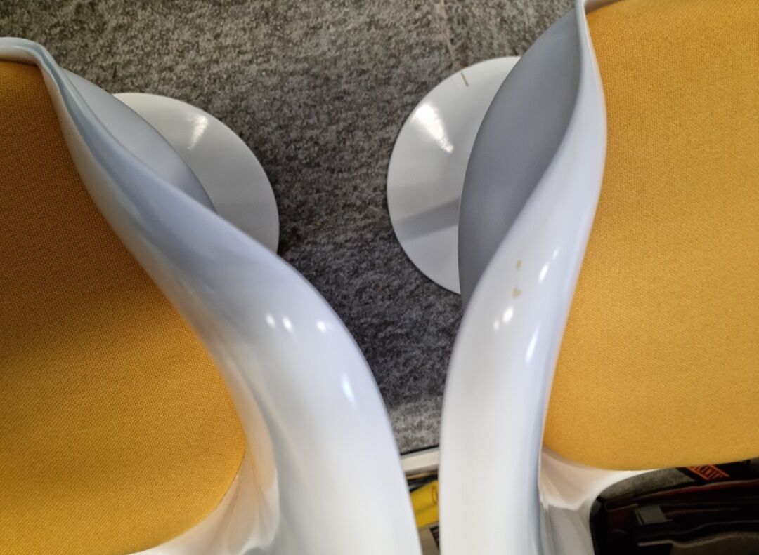 Lot de 3 chaises Tulip d'Eero Saarinen édition Knoll