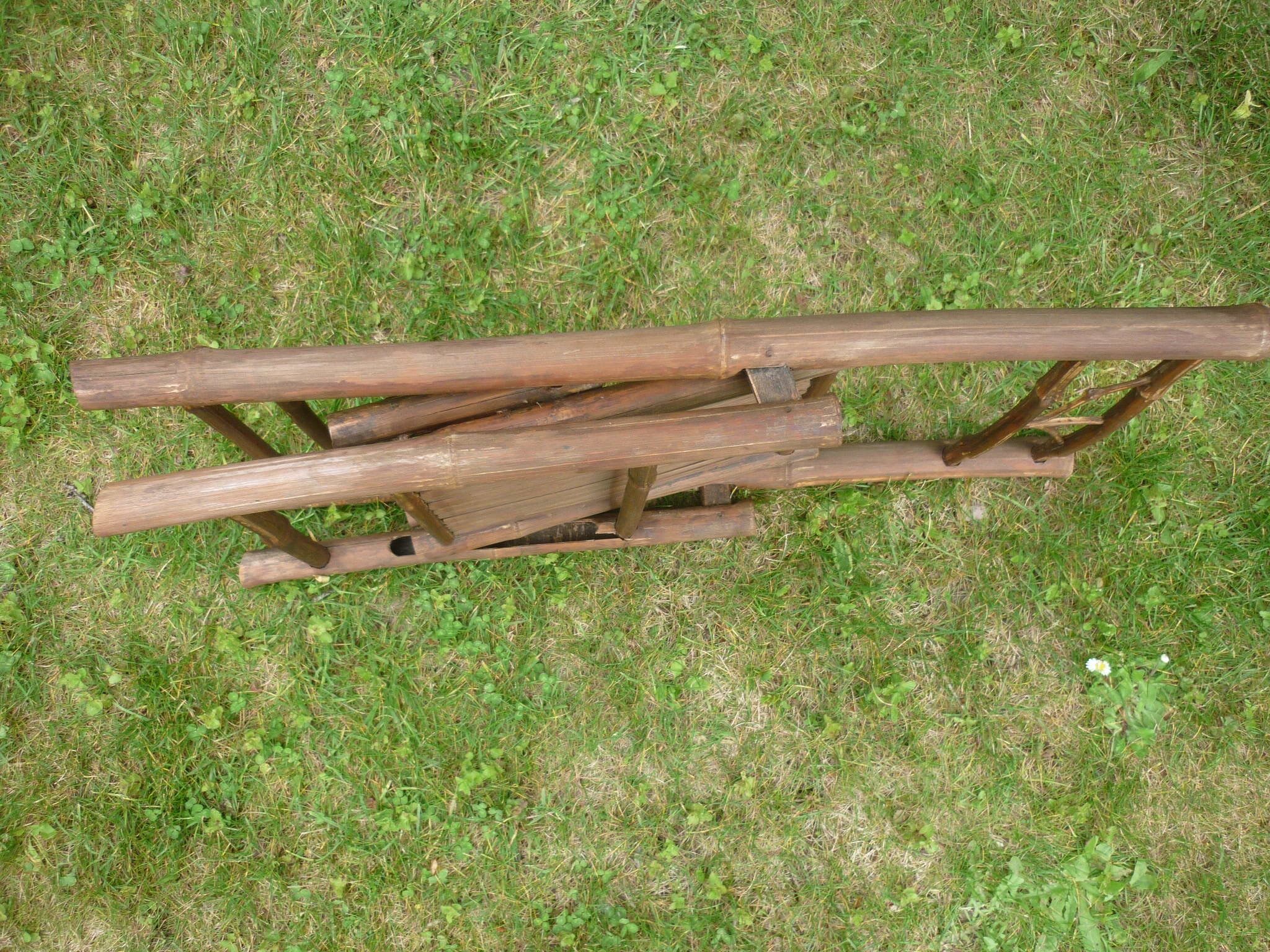 Bamboo child folding chair