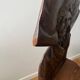 Old Alsatian carved wooden chair – traditional character backrest