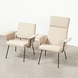 Pair of Lounge Chairs by Rudolf Wolf for Elsrijk 1950s