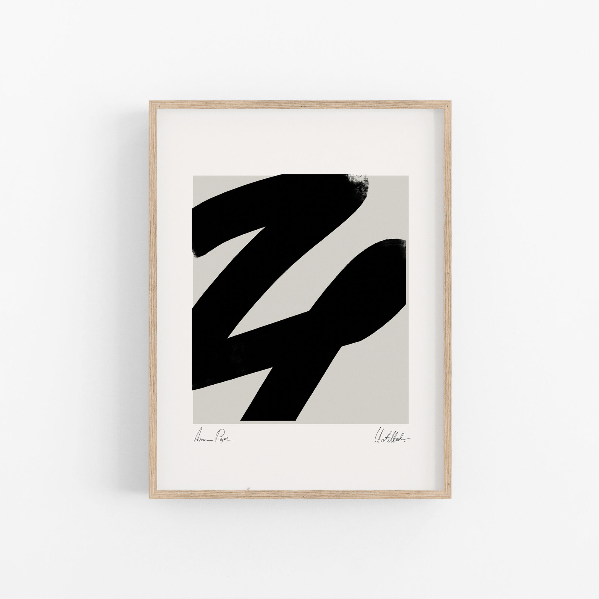 Framed abstract giclee art print 50x70cm