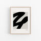 Framed abstract giclee art print 50x70cm