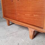 Commode teck style scandinave 1970