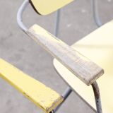 Set of 4 vintage industrial chairs